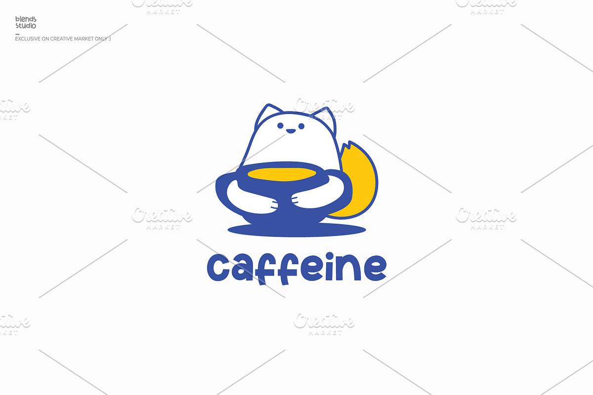 Caffeine Logo, a Branding & Logo Template by blends.studio (Photo 1 of 4)