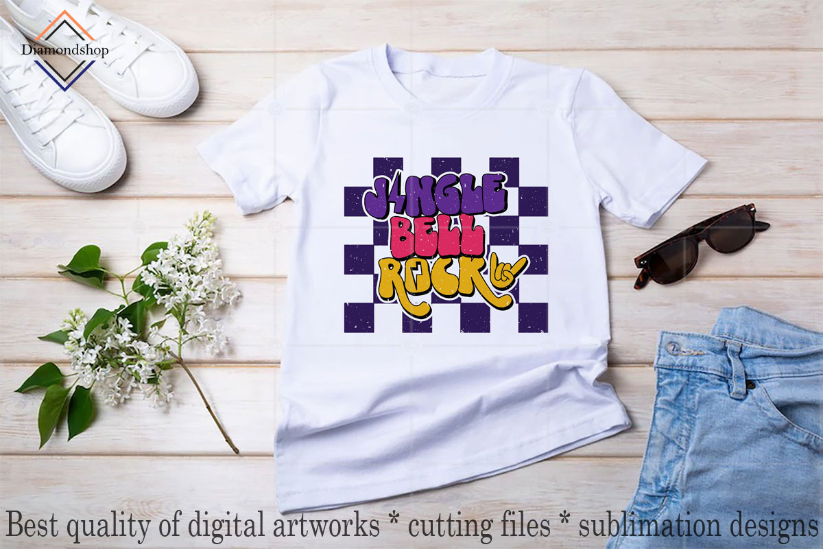 Retro Christmas Sublimation Bundle, a Decorative Illustration by DiamondShop (Photo 5 of 20)