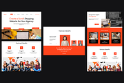 Figma Creative Agency Landing Page, a Landing Page Template by Musara (Thumbnail 6 of 6)