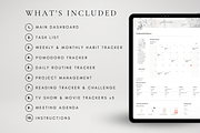 Productivity Tracker Notion Template, a Templates & Theme by BRANDcontent (Thumbnail 2 of 8)