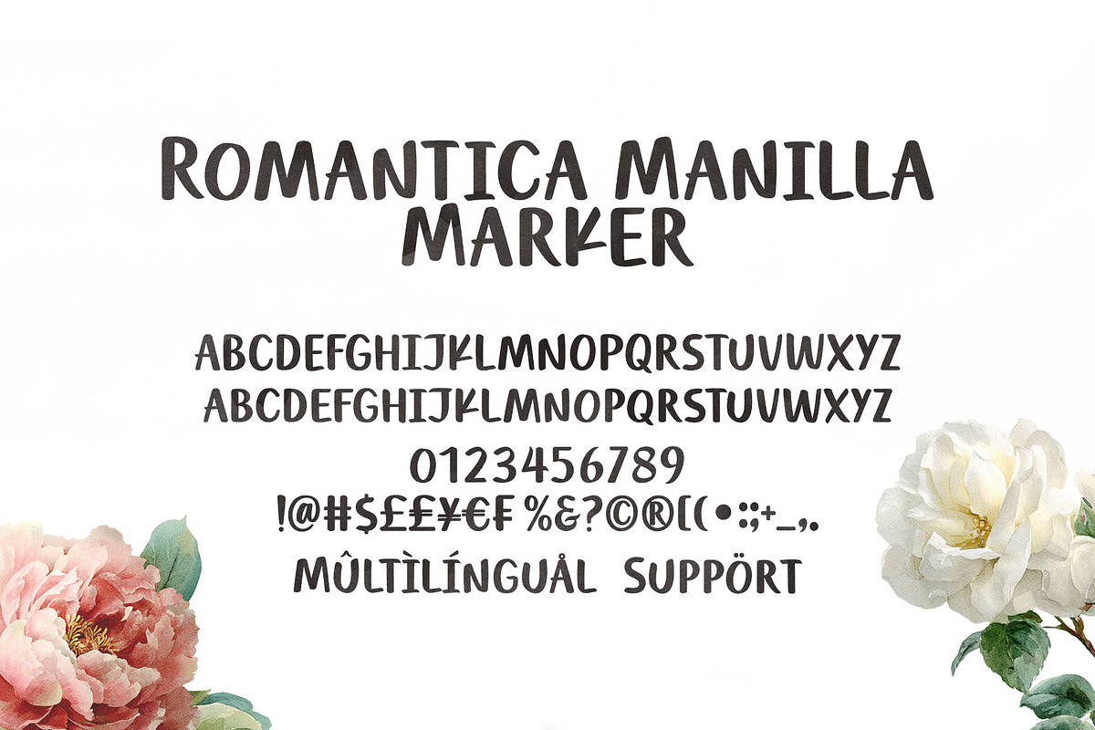 Romantica Manilla – A Handcrafted Sc, a Script Font by Four Lines Std. (Photo 10 of 11)