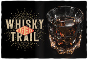Whisky Trail Font + bonus!, a Symbol Font by VozzyStock (Thumbnail 4 of 10)