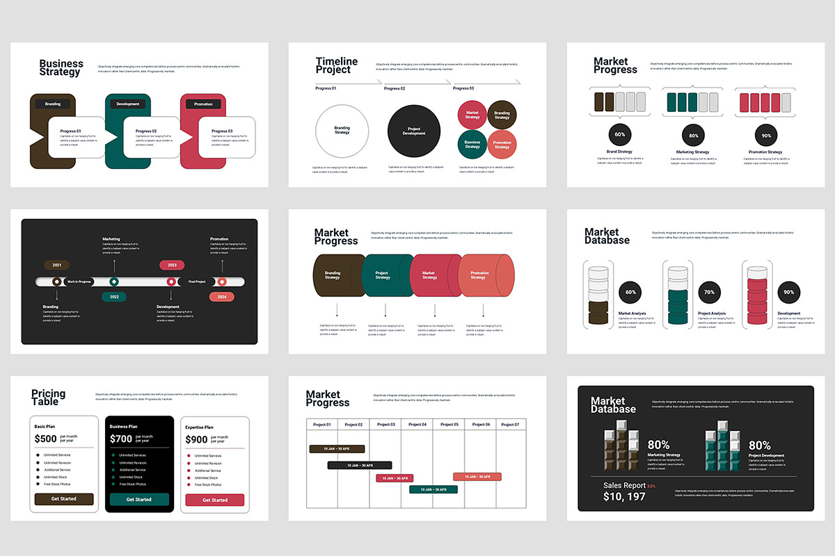 Kova: Infographic Powerpoint, a Presentation Template by Punkl Camp (Photo 8 of 9)