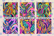 Psychedelic seamless patterns, a Pattern Graphic by Robusta (Thumbnail 1 of 6)