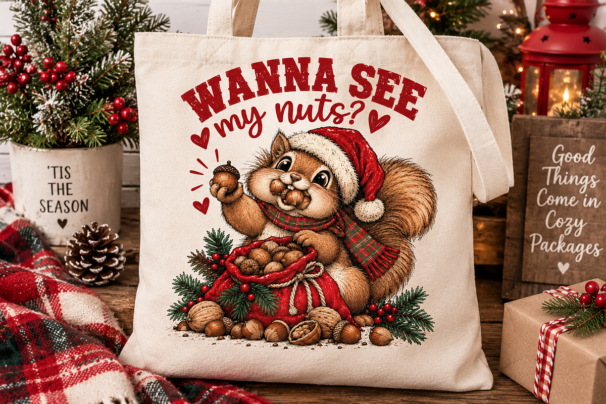 Funny Christmas Squirrel PNG, an Object Graphic by Daisy Design (Photo 3 of 3)