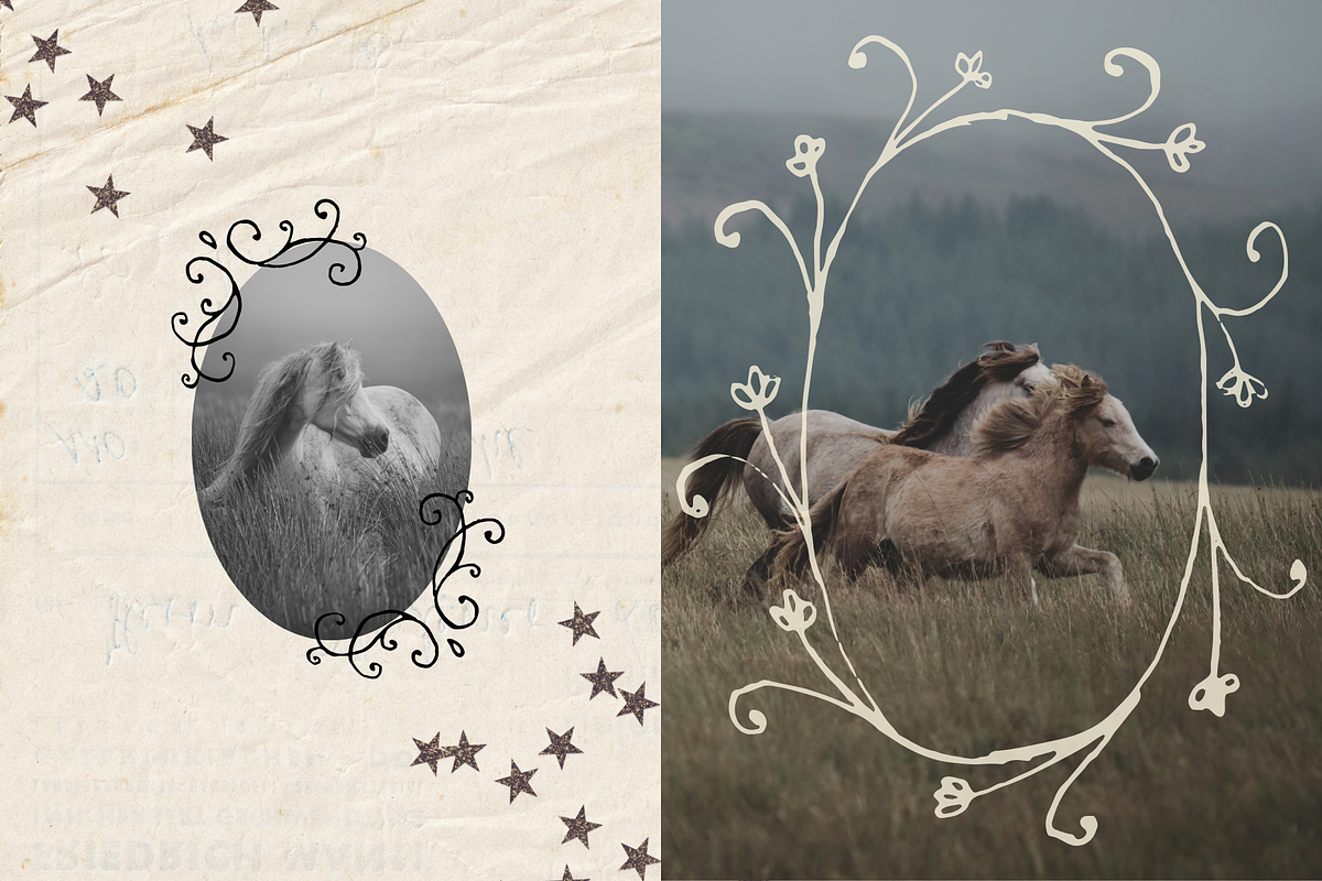 Imperfect Frames & Borders, a Decorative Illustration by Veronika Gotovceva (Photo 3 of 9)