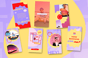 Bright Instagram Story Templates, a Social Media Template by Kurly Creative (Thumbnail 6 of 11)