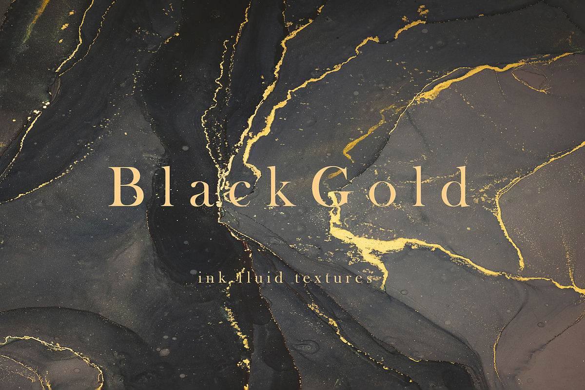 Black marble alcohol ink textures, a Texture Graphic by Anntuan (Photo 1 of 10)