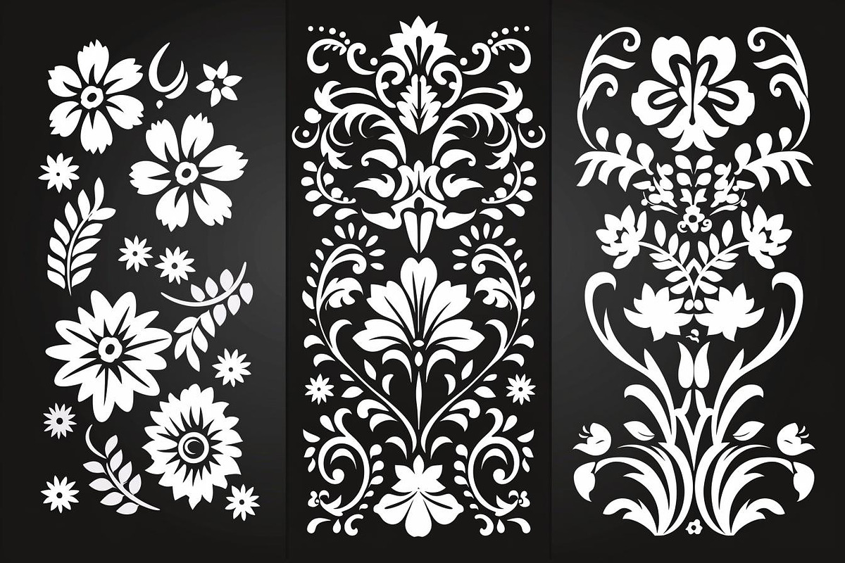 Ornate Floral Laser Cut Pattern Bun, an Object Graphic by jahid234 (Photo 7 of 10)