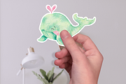 Oceanic Wonders Watercolor Clipart, an Animal Illustration by K&M Design Studio (Thumbnail 6 of 7)