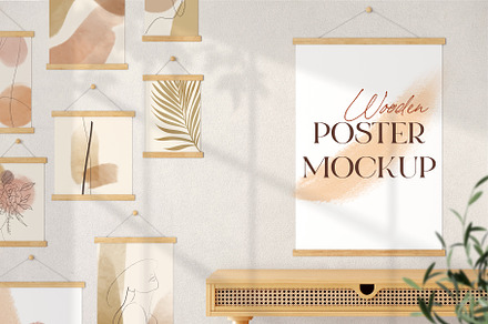 Wooden Poster Mockup