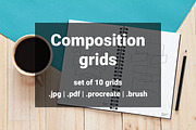 Composition grids for longer quotes, a Templates & Theme by tatiananemna (Thumbnail 1 of 3)