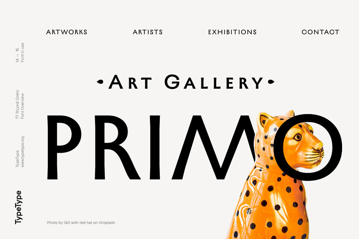 TT Ricordi Greto, a Sans Serif Font by TypeType (Photo 14 of 15)