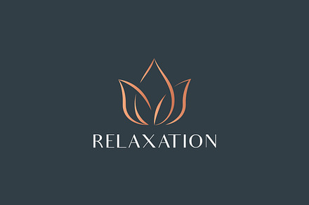 Relaxation Logo Yoga Spa Beauty, a Branding & Logo Template by Signatoro