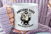 Retro Father's Day Svg Funny Dad Tat, an Illustration by DreamArtGraphic (Thumbnail 3 of 4)