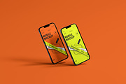 10 Screen Mockup Multi iPhone, an iPhone Mockup by East Gallery (Thumbnail 7 of 10)