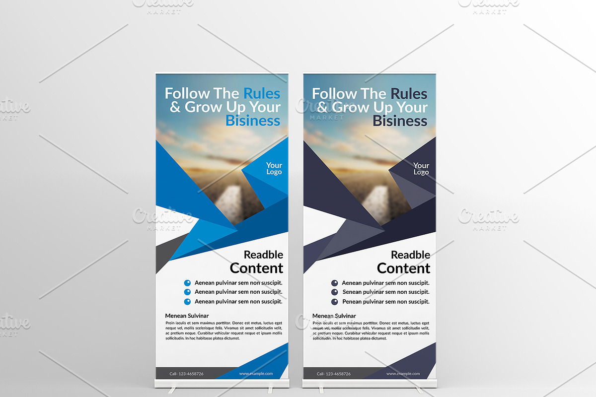 Creative PSD Roll-up Banner, a Marketing Template by Shishir Khan (Photo 2 of 4)