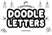 Doodle Letter - Playful Bouncy Font, a Handwritten Font by Sahira Studio (Thumbnail 1 of 7)