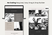 Wix Wedding & Photography Website, a Wix Template by Sky Dore Design (Thumbnail 7 of 11)