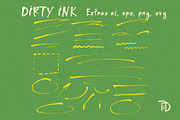 Dirty Ink font handwritten playful, a Handwritten Font by TD fonts (Thumbnail 12 of 12)