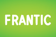 Frantic, a Font by Alt Foundry (Thumbnail 1 of 2)
