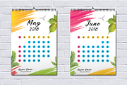 Calendar 2018, a Stationery Template by Jaisivakumar (Thumbnail 5 of 9)