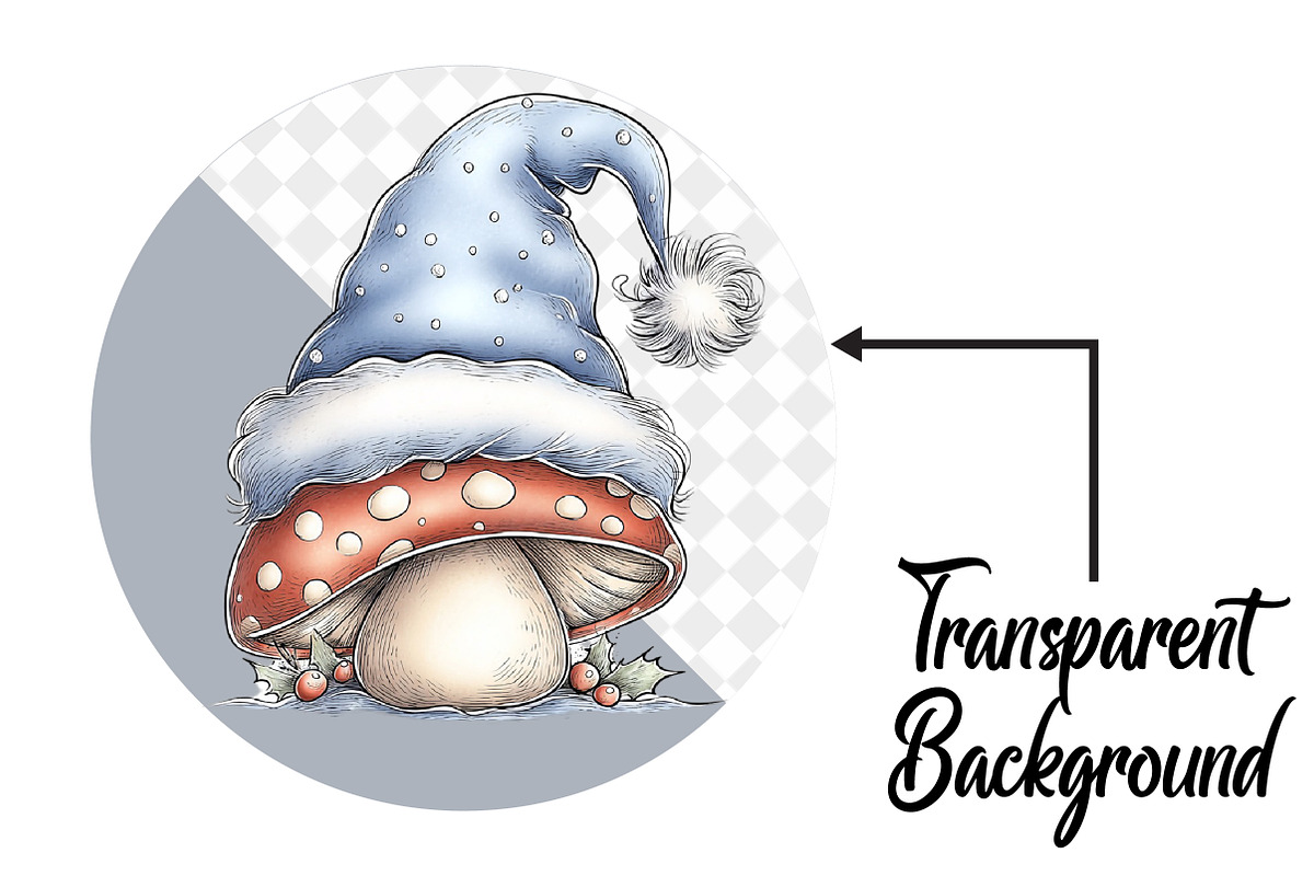 Whimsical Santa Hat Clipart, an Illustration by Pixels.Craft (Photo 2 of 6)