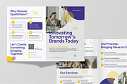 Agency Creative Bifold Brochure, a Brochure Template by Annora Studio (Thumbnail 4 of 6)