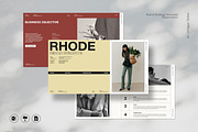 RHODE | Brand Strategy Presentation, a Presentation Template by CreativexGenius (Thumbnail 1 of 10)