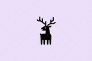Minimalist Deer Icon, an Animal Illustration by Vectorium Studio (Thumbnail 2 of 4)