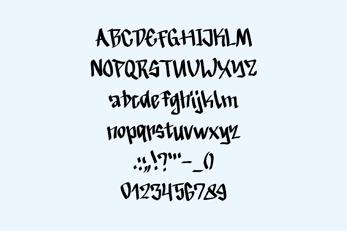 Lockside Graffiti Display Font, a Sans Serif Font by IHDSTD (Photo 5 of 5)