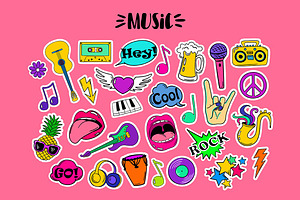 Funky Stickers