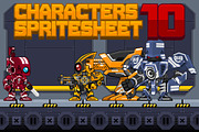 Characters Spritesheet 10, an Illustration by pzUH (Thumbnail 1 of 3)