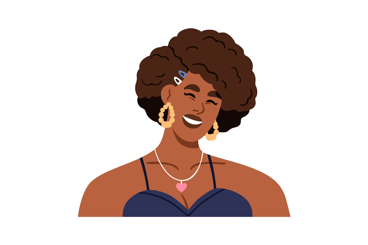 African-American women portraits set, a Person Illustration by Good Studio (Photo 13 of 16)
