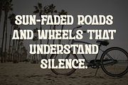 Calyra Retro - Extrude Surfing Font, a Sans Serif Font by Nirmana Visual (Thumbnail 14 of 16)