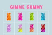 Gimme Gummy: Y2K Collage Pack, an Object Graphic by divanovskaya_nv (Thumbnail 4 of 17)