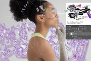 Chrome + Transparent Glass SVG Fonts, a Font by Kasia Sokolovska (Thumbnail 6 of 9)