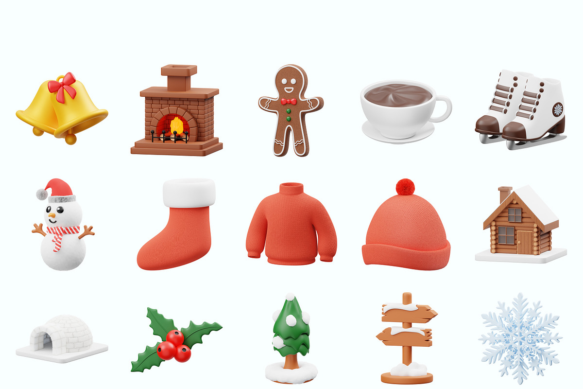 Winter 3D Icon, an Object 3D Model by GoTemp (Photo 6 of 6)