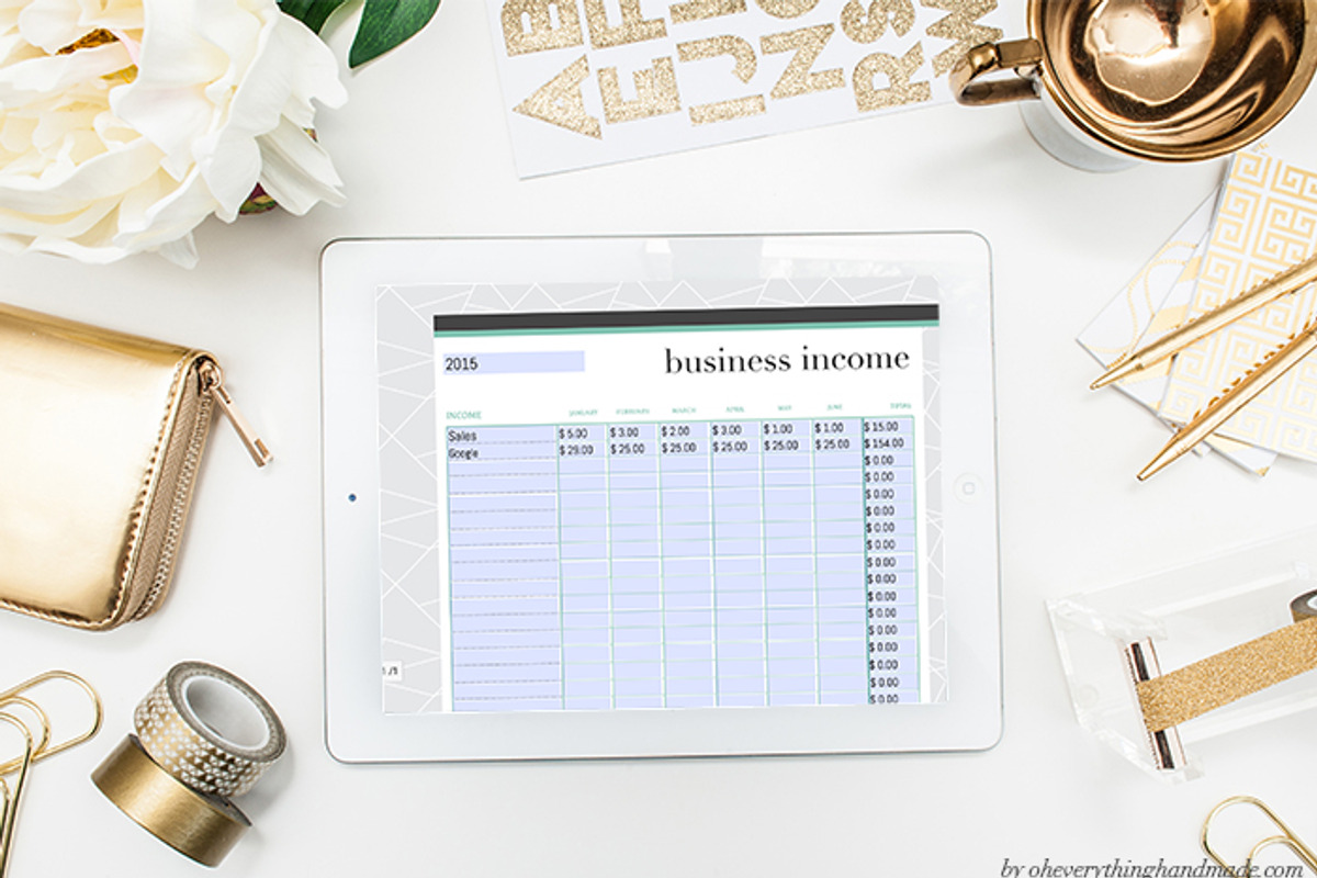 Small Business Tax Kit printable PDF, a Templates & Theme by OhEverythingHandmade (Photo 6 of 6)