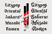 Yasuhiro - Orieantal Japanese Font, a Blackletter Font by TypeClassHeroes (Thumbnail 4 of 10)