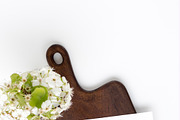 White & Green  boho flowers clipart, a Decorative Illustration by Nebbia (Thumbnail 4 of 11)