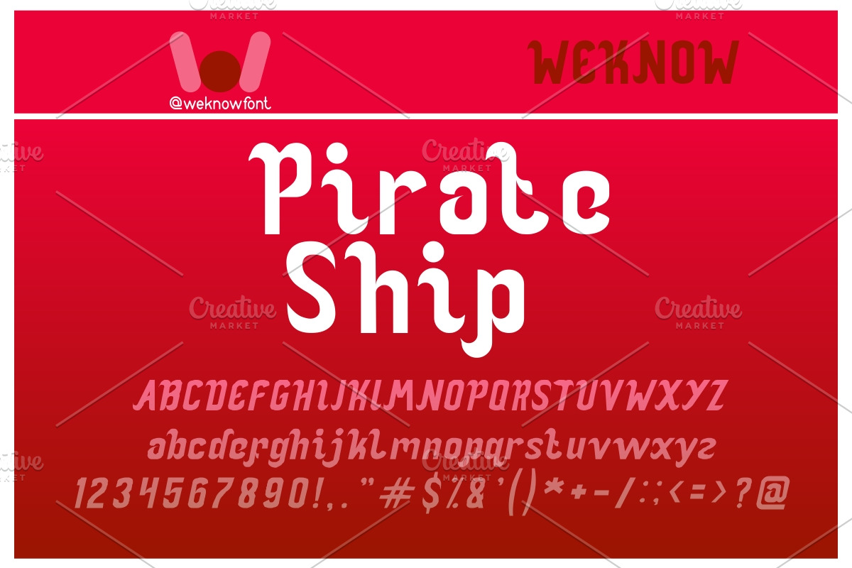 ocean, a Font by weknow (Photo 3 of 5)