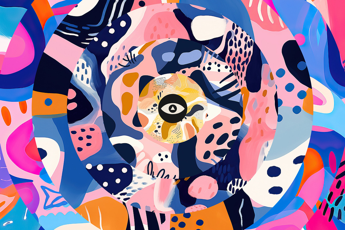 Illustration of Textured Modern Abstract Patterns