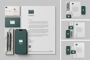 Realistic Stationery Mockup PSD