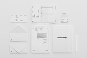 Minimal White Brand Mockup Pack, a Product Mockup by S48 Mockups (Thumbnail 1 of 9)
