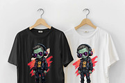 Cool Zombie Kids Clipart, a Person Illustration by yod67 (Thumbnail 3 of 7)
