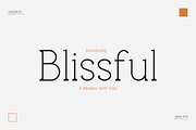 Blissful - Modern Stylish, a Serif Font by RockboyStd (Thumbnail 1 of 12)