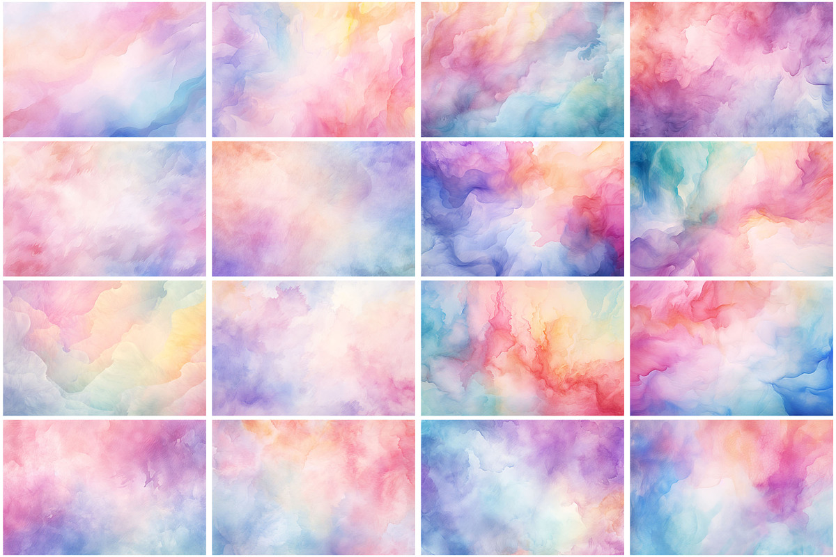 Pastel Watercolor Background, a Texture Graphic by Forhadx5 (Photo 4 of 5)