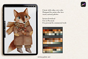 58 Cozy Color Palettes for Procreate, a Palette Add-On by Jenny Quince (Thumbnail 5 of 5)