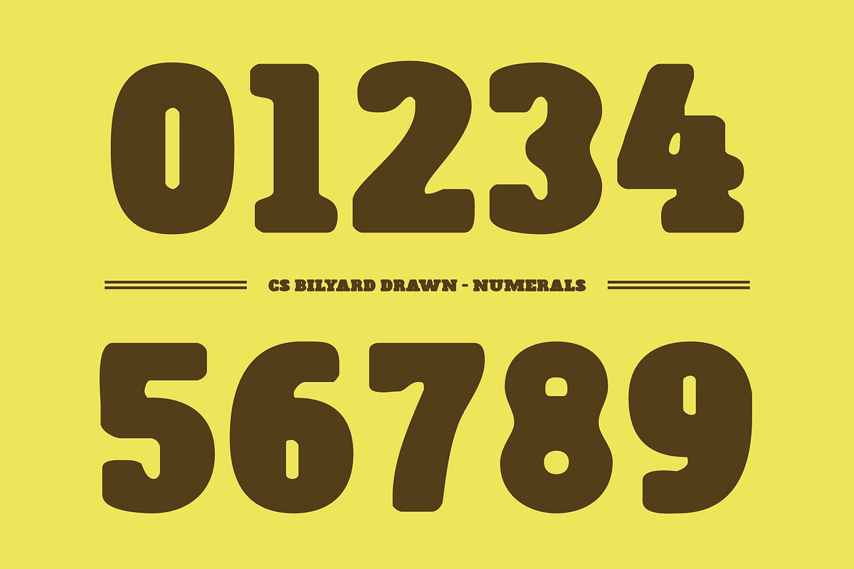 CS Bilyard Drawn, a Slab Serif Font by Craft Supply Co. (Photo 4 of 8)